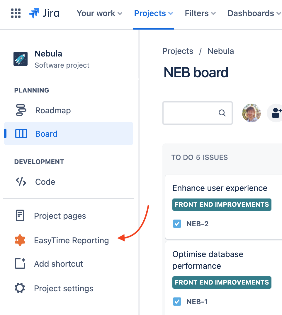 EasyTime Reports on Jira Cloud